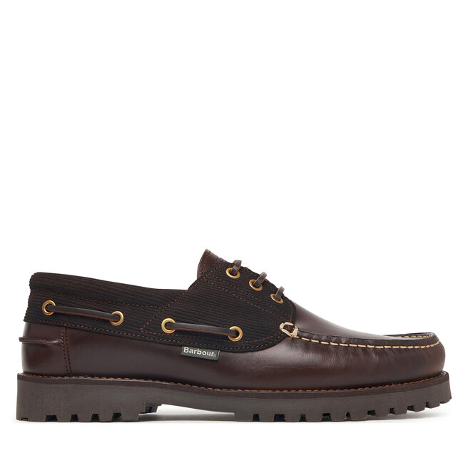 Półbuty Barbour Deck Boat MFO0795BR98 Brązowy ciemny - męskie
