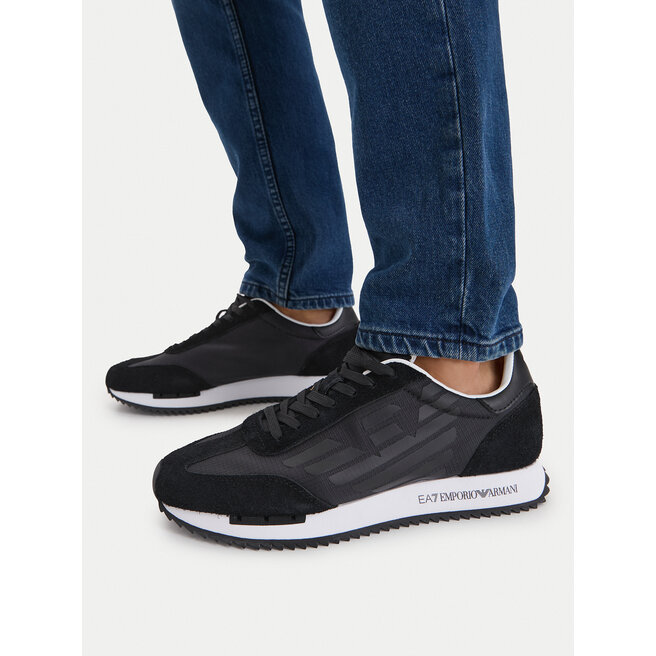 Sneakersy EA7 Emporio Armani 7X000870 AF28085 MC666 Czarny - męskie