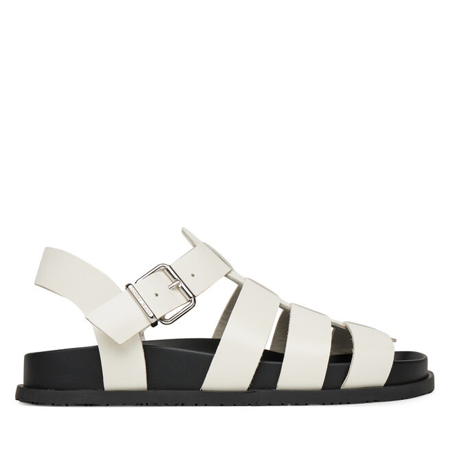 Sandały Tommy Jeans Tjw Fisherman Patent Sandal EN0EN02874 Biały - kobiece