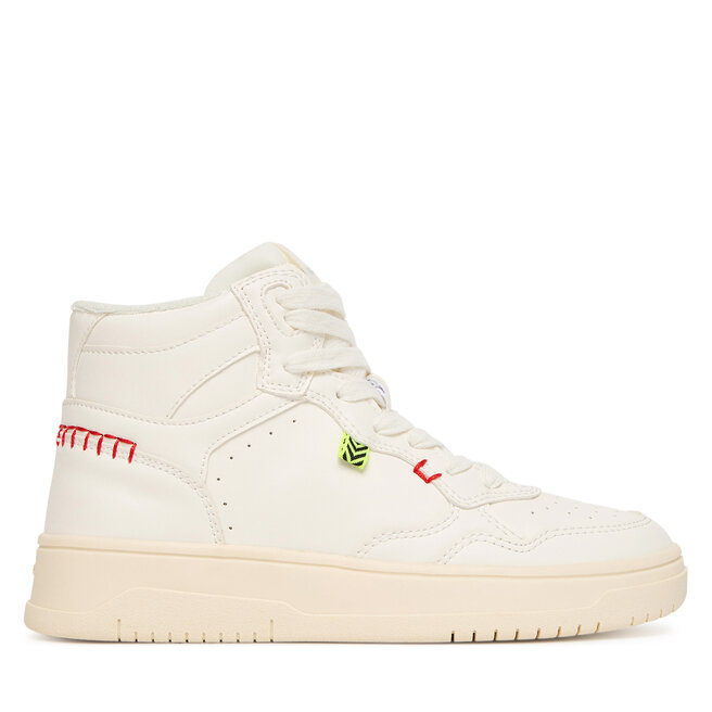 Sneakersy Geox J Lestrella J56NLA 000BC C1000 D Biały - dziewczęce