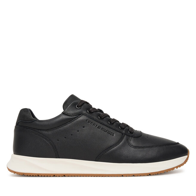 Sneakersy Tommy Hilfiger Premium Leather Hybrid FM0FM05700 Czarny - męskie