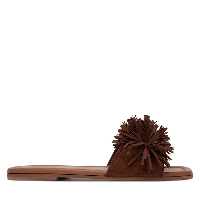 Klapki Inuikii Fringes Flower 1014.003.0031.150 Brązowy -
