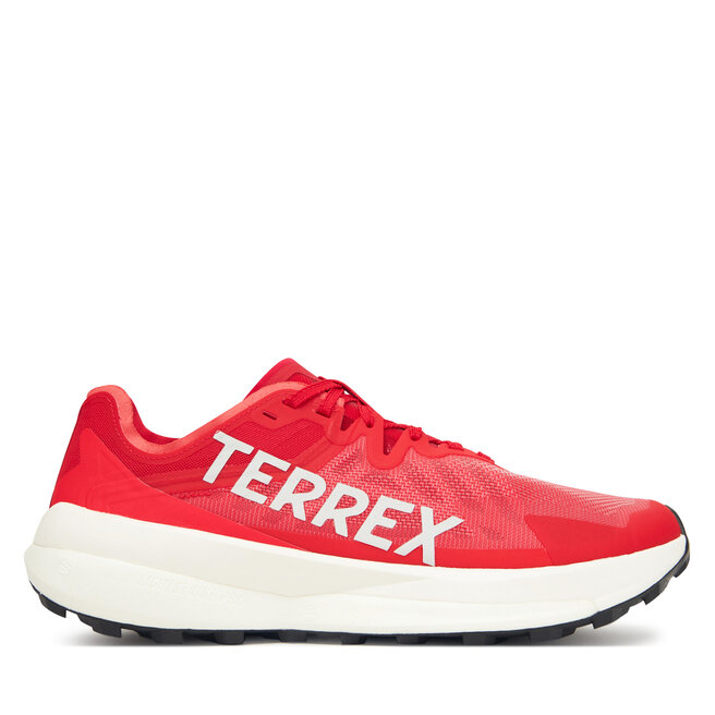 Buty do biegania adidas Terrex Agravic Speed Trail JR4029 Czerwony - męskie