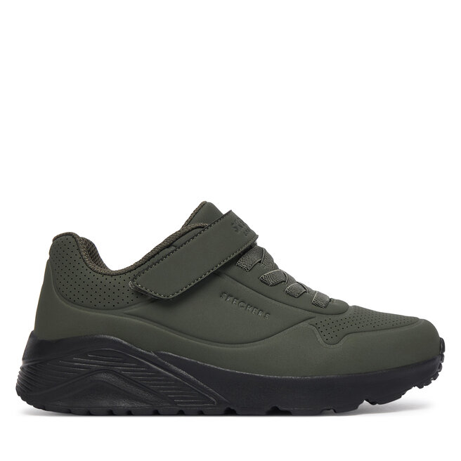 Sneakersy Skechers Uno Lite Vendox 403695L Zielony ciemny - chłopięce