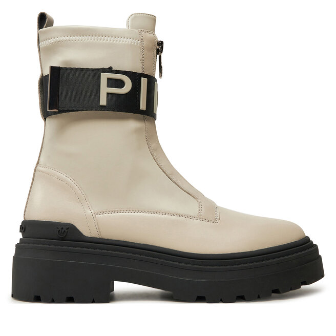 Botki PINKO Mia 13 SD0219 P061 Écru - kobiece