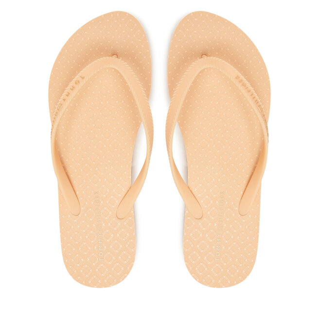 Japonki Tommy Hilfiger Hilfiger Strap Beach Sandal FW0FW08736 Pomarańczowy -