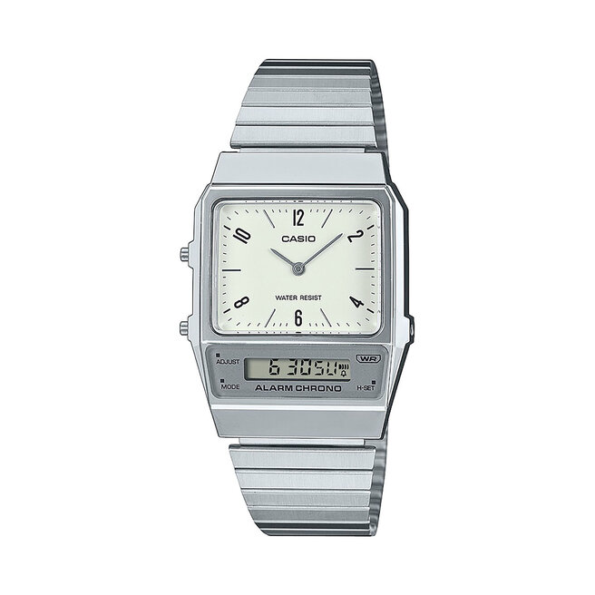 Zegarek Casio Vintage Edgy AQ-800E-7A2EF Srebrny -