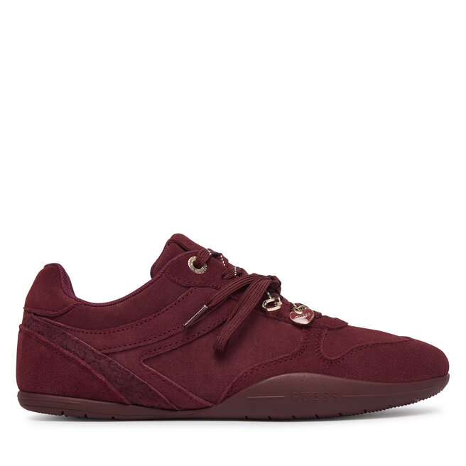 Sneakersy Guess FLFBE2 SUE12 Bordowy - kobiece