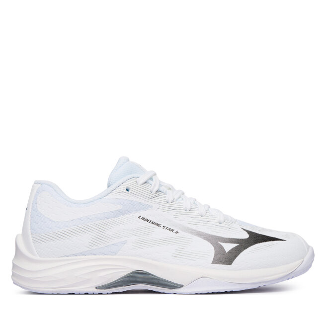 Buty halowe Mizuno Lightning Star Jr. V1GD2603 Biały - dziecięce