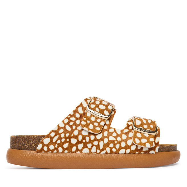 Klapki Scholl Noelle Chunky F01220 Brązowy -
