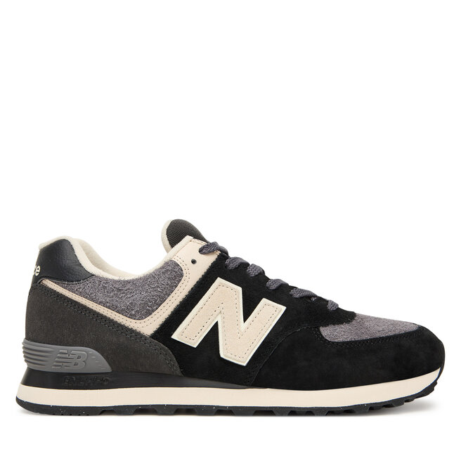 Sneakersy New Balance U574SBK M Czarny - męskie