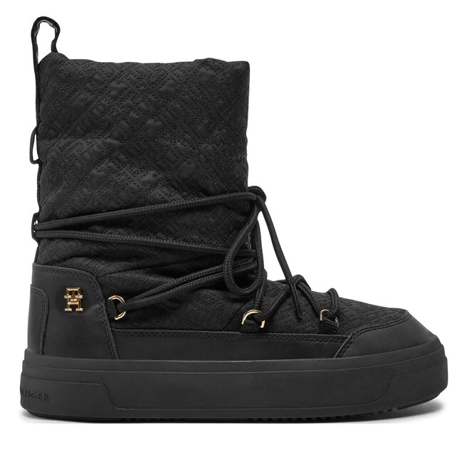 Śniegowce Tommy Hilfiger FW0FW08430 Czarny - kobiece