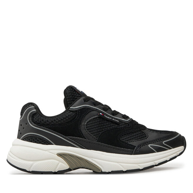 Sneakersy Tommy Jeans The Coney EN0EN02674 Czarny - kobiece