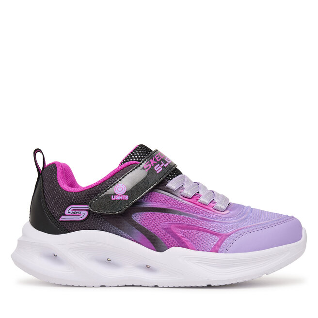 Sneakersy Skechers Sola Glow 303713L/BKMT Fioletowy - dziewczęce