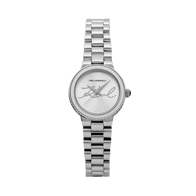 Zegarek KARL LAGERFELD R0553104509 Srebrny -