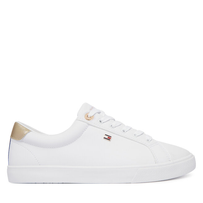 Sneakersy Tommy Hilfiger Im Sneaker FW0FW09652 Biały - kobiece