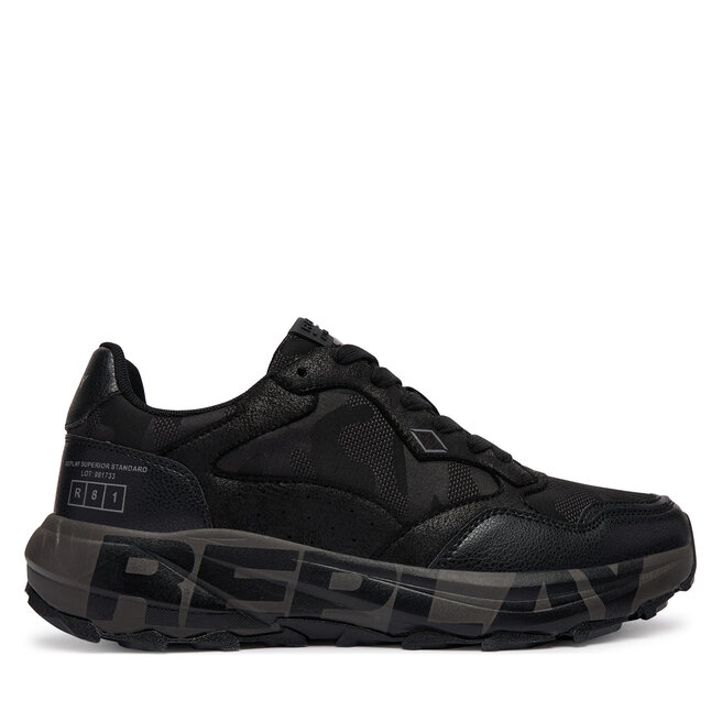 Sneakersy REPLAY GMSP3.000.C0005T Czarny - męskie