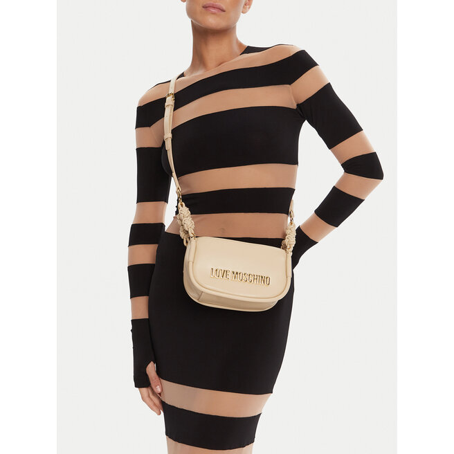 Torebka LOVE MOSCHINO JC4235PP0MKL0104 Kremowy -