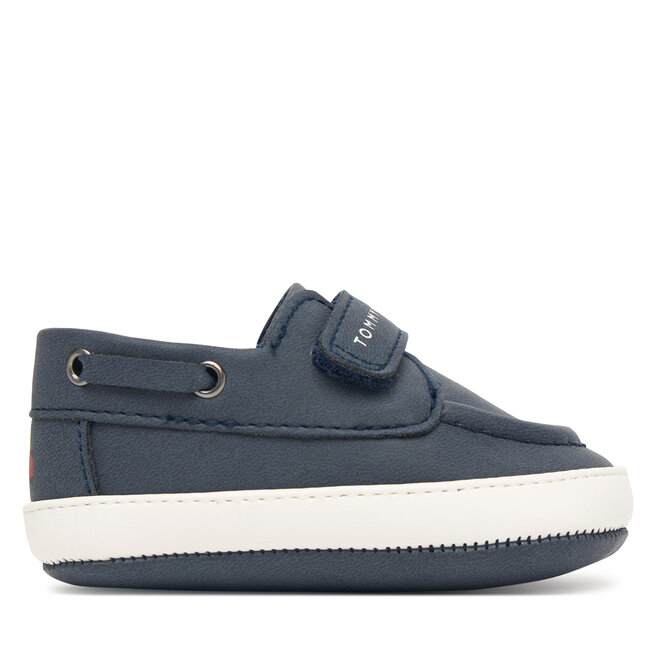 Półbuty Tommy Hilfiger Low Cut Velcro T0B9-34331-0700 Granatowy - chłopięce