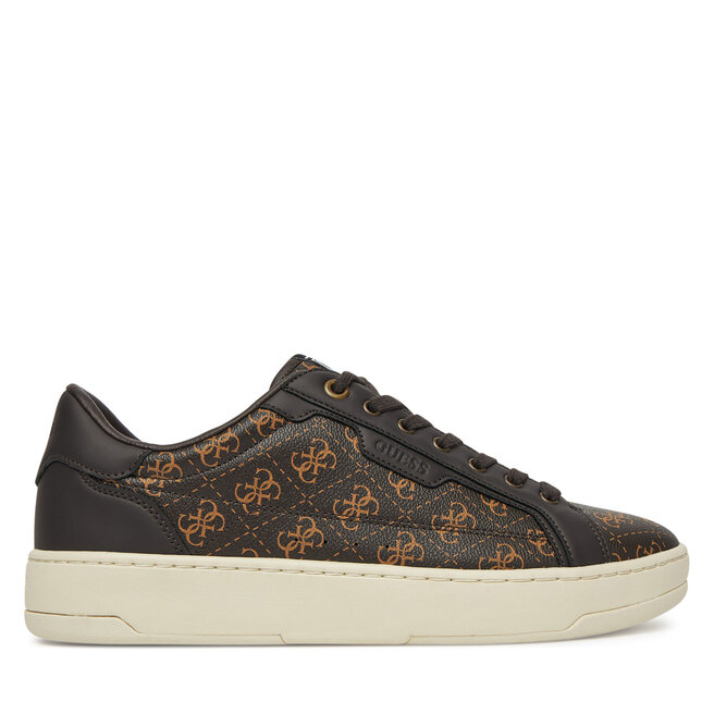 Sneakersy Guess FMJVIC ELE12 Brązowy - męskie