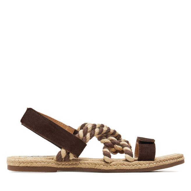 Espadryle Manebi Sandals P 7.8 Y0 Brązowy - kobiece