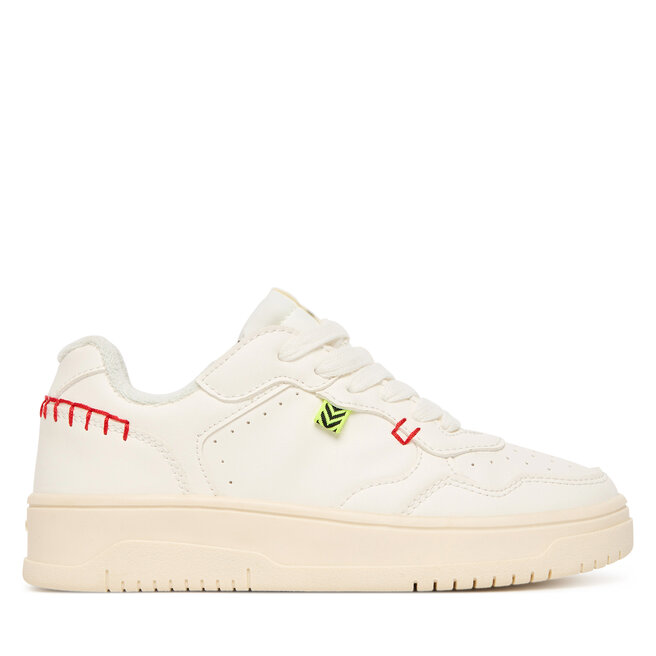 Sneakersy Geox J Lestrella J56NLC 000BC C1000 S Biały - dziewczęce