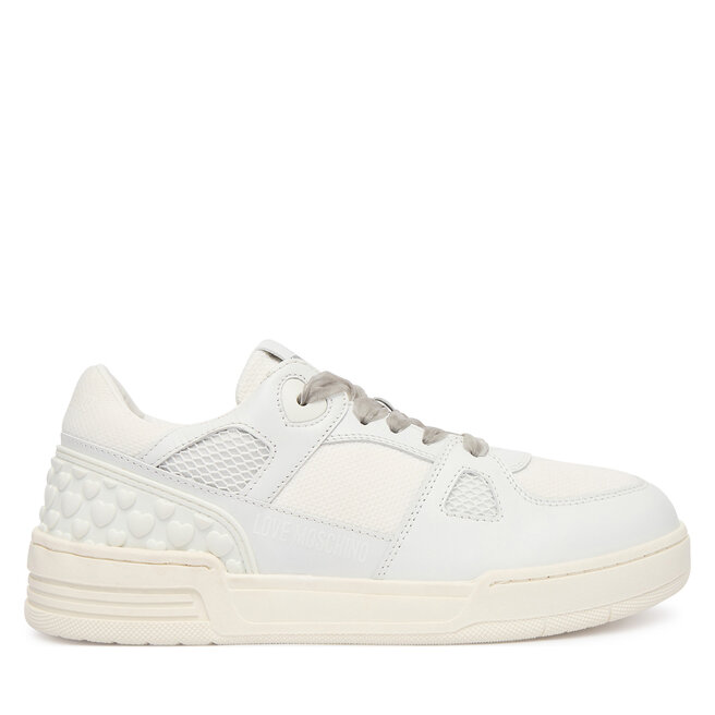 Sneakersy LOVE MOSCHINO JA15094G1OIKA10A Biały - kobiece