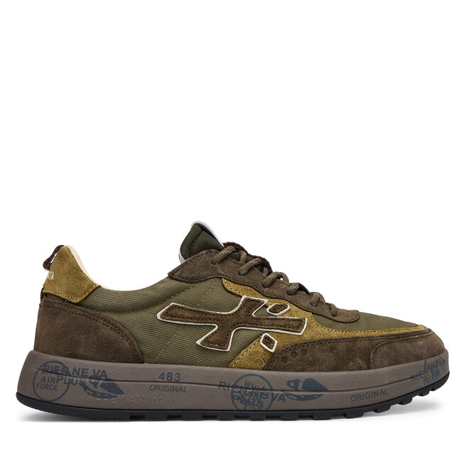 Sneakersy Premiata Nous Var 8463 Zielony ciemny - męskie