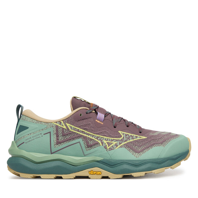 Buty do biegania Mizuno Wave Daichi 9 J1GK2571 33 Zielony - męskie
