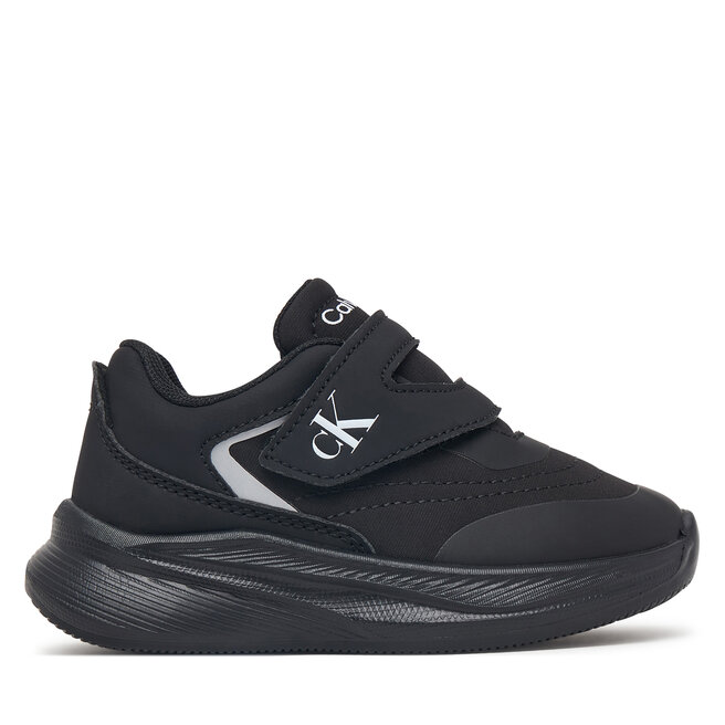 Sneakersy Calvin Klein Low Cut Velcro Sneaker V1X9-83478-1861 M Czarny - chłopięce
