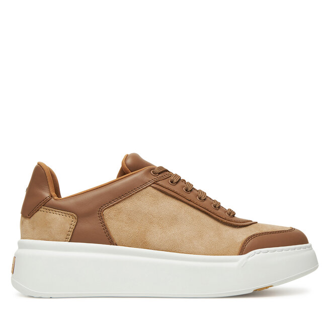 Sneakersy Max Mara Maxi 2524766071650 Brązowy - kobiece