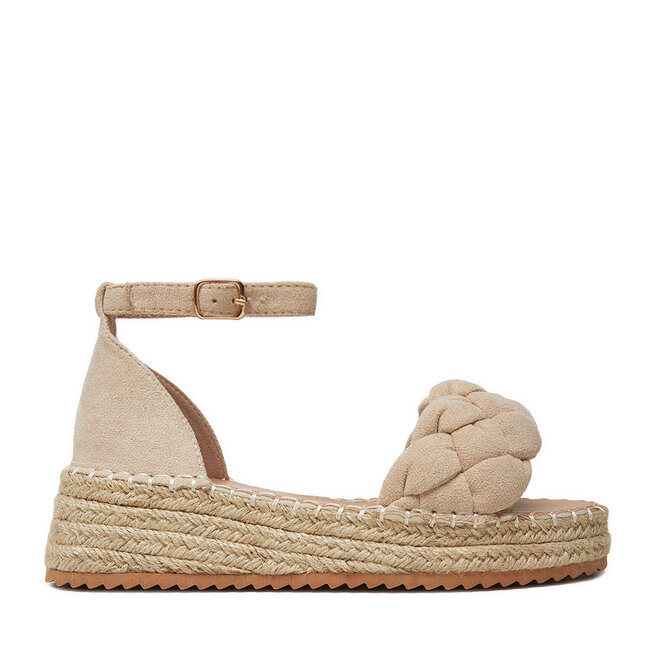 Espadryle DeeZee LE601-59 Beżowy - kobiece