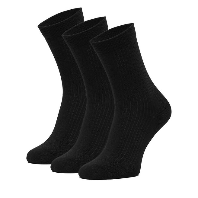 Skarpety długie Nine West CEO_BR_NW_25081_W_AW25 (3 PACK) Czarny - kobiece