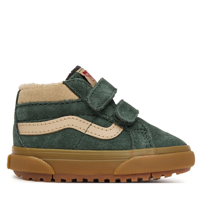Sneakersy Vans Sk8-Mid Reissue V Insulat VN000Z9FTD81 Khaki - chłopięce