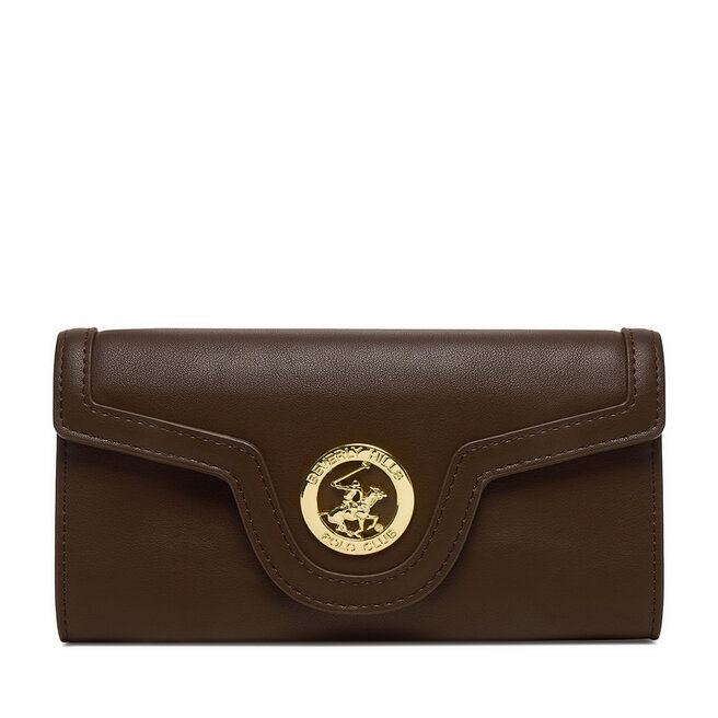Portfel Beverly Hills Polo Club CWBEO-BHPC-W1-010-SS26 Brązowy -