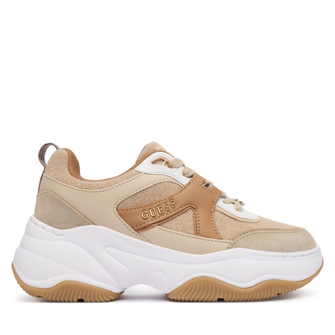 Sneakersy Guess FLFHA2 ELE12 Beżowy - kobiece