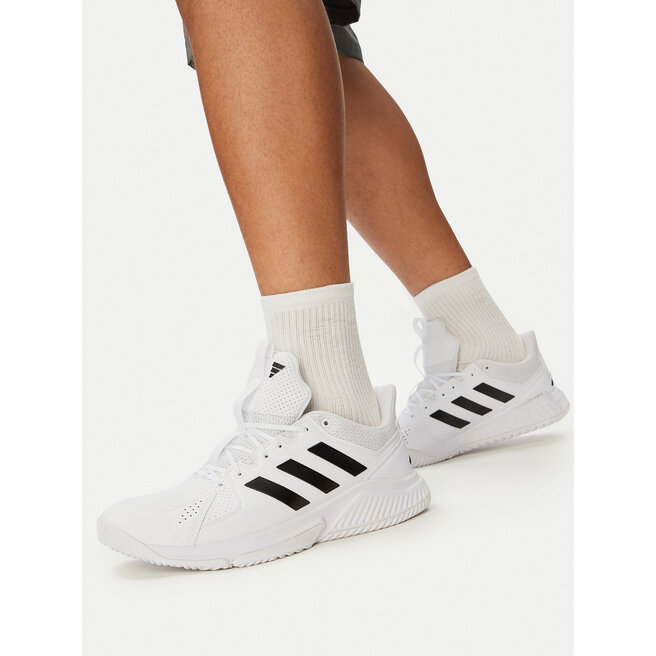 Buty halowe adidas Court Flight Indoor Shoes JR9576 Biały - męskie