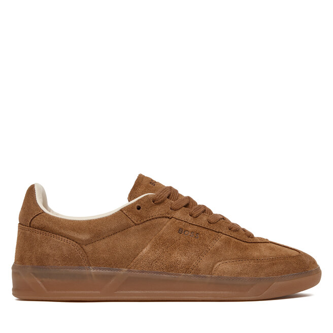 Sneakersy BOSS Brenta 50536645 Brązowy - kobiece