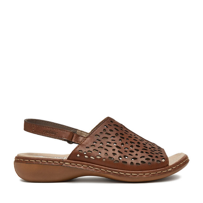 Sandały Rieker 65985-25 Beżowy - kobiece