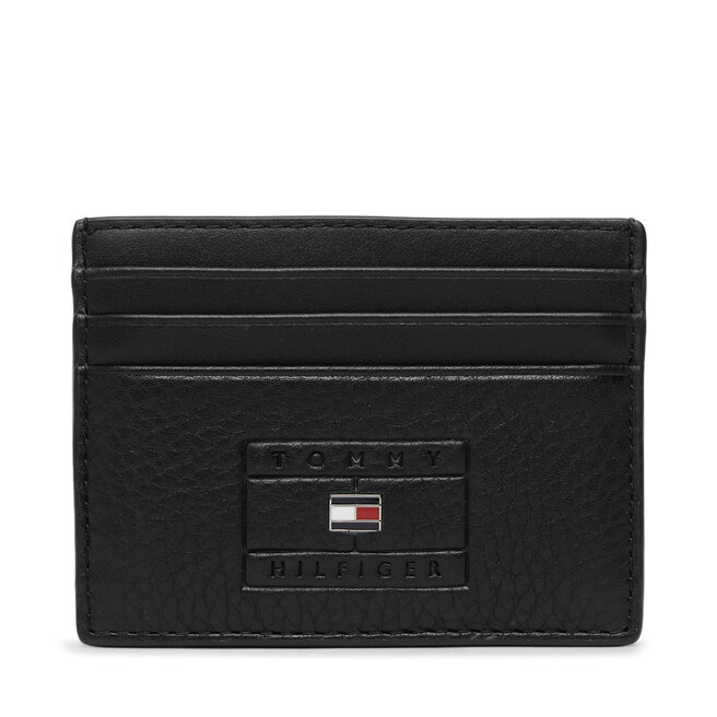 Etui na karty kredytowe Tommy Hilfiger Th Casual Flag Cc Holder AM0AM14251 Czarny -