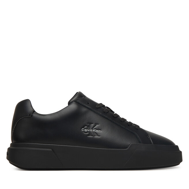 Sneakersy Calvin Klein Chunky Cupsole Laceup Lth YM0YM01344 Czarny - męskie
