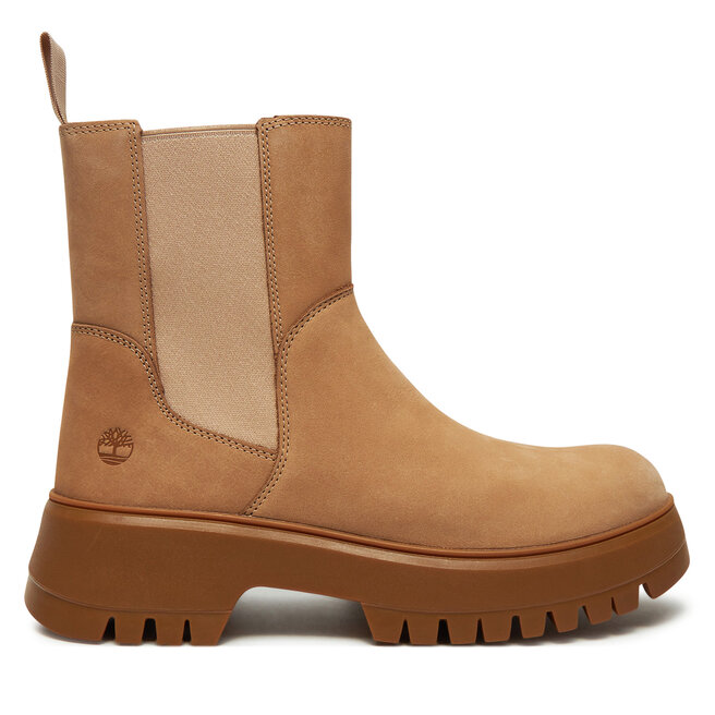 Sztyblety Timberland Mid Pull On Boot TB0A6FCHEN71 Beżowy - kobiece