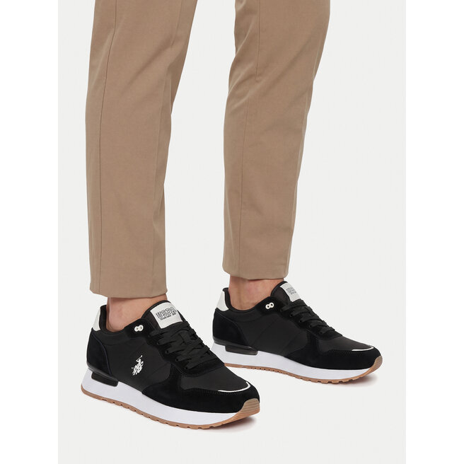 Sneakersy U.S. Polo Assn. EO-SMYTH001M/6TS1 Czarny - męskie