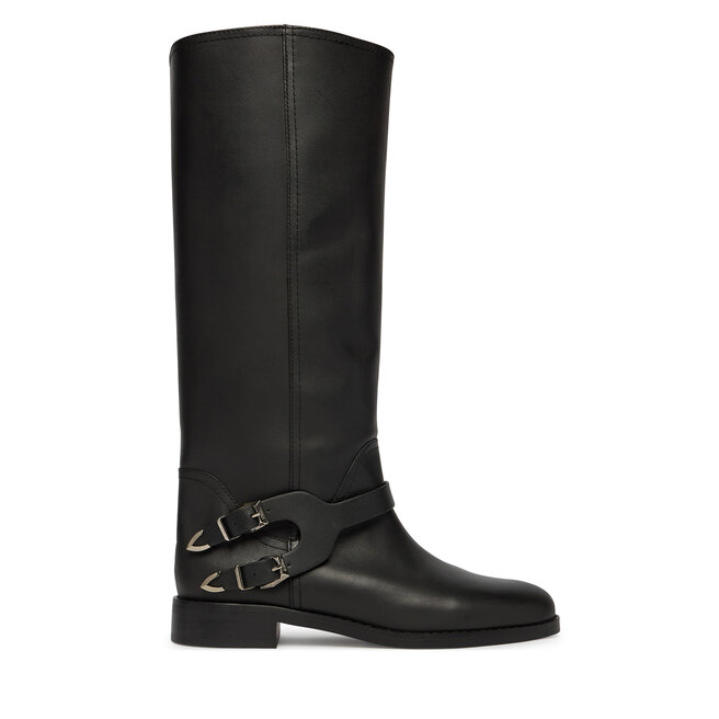 Oficerki PINKO Cheval 02 SD0635P001 Czarny - kobiece