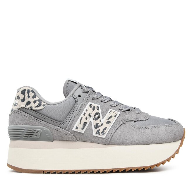 Sneakersy New Balance WL574ZDB Szary - kobiece
