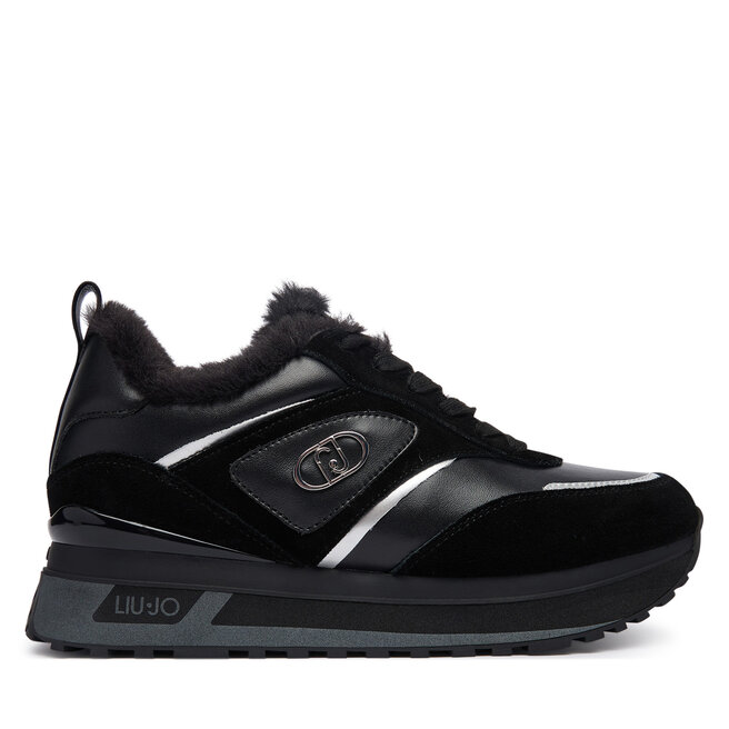 Sneakersy Liu Jo Maxi Wonder 97 BF6005 PX587 Czarny - kobiece