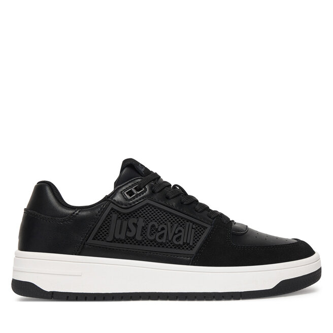Sneakersy Just Cavalli 80RA3SM1 ZPC09 Czarny - kobiece