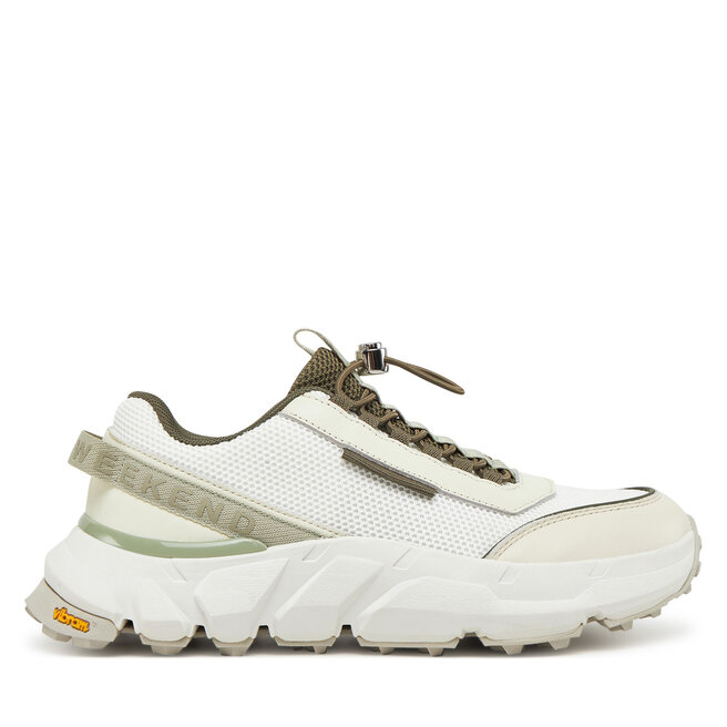 Sneakersy Weekend Max Mara Albatro 2515761034650 Khaki - kobiece