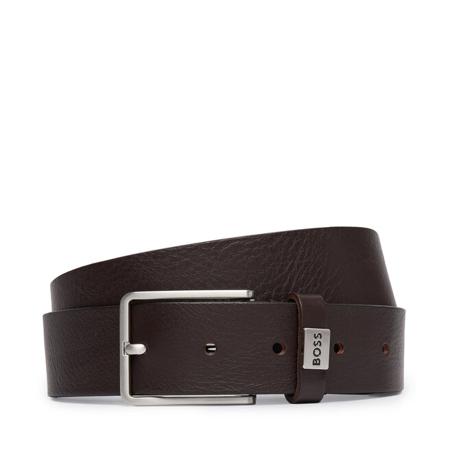 Pasek BOSS Elio 50529898 Brązowy ciemny -