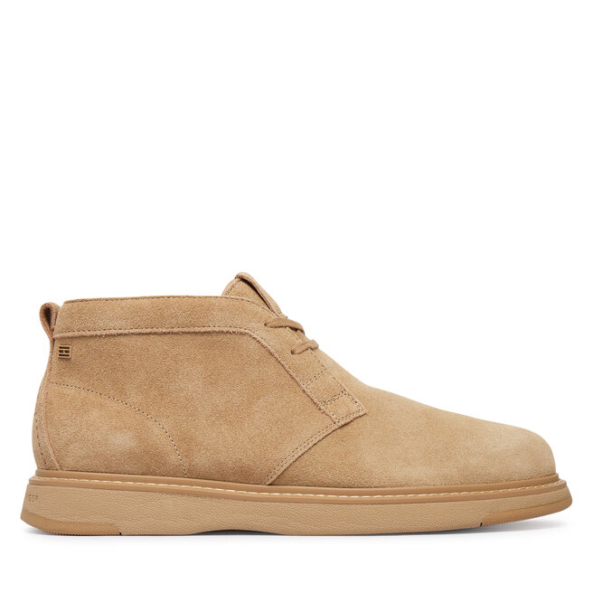 Trzewiki Tommy Hilfiger Comfort Suede Chukka FM0FM06074 Brązowy - męskie